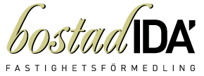 logo BOSTAD IDA´ FASTIGHETSFÖRMEDLING 